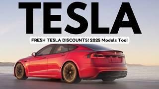 REPOST: FRESH TESLA DISCOUNTS! 2025 Models Too!