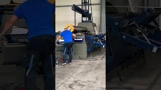 Bending Stainless Steel Sheet Into Cistern #shorts