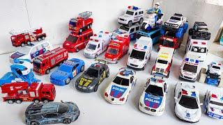 Mobil Polisi Patroli, fire Dept,tayo Little Bus, Mobil Sirine, Pemadam Kebakaran