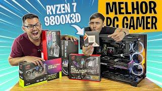 Melhor PC GAMER 2024 FULL ROG c/ 9800X3D + RTX 4090 + H9 FLOW  (MONTAGEM COMPLETA)