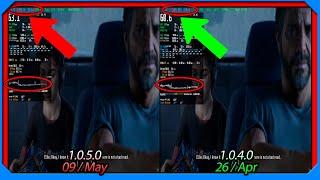 PC The Last of Us Part 1 v 1.0.5.0 vs 1.0.4.0 Build Comparison Update Performance Patch 09 May