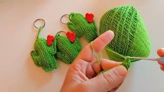 Cacto de crochê/Passo a passo #crochet #crochê #passoapassodecroche #cactos