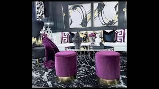 NEW MODERN GLAM LIVING ROOM DECOR IDEAS || 2024 #justbeingmedevanise