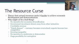 AP Comp Gov - The Resource Curse