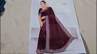 new designs special girlish look party wear sarees contact 8003071900\price 1100