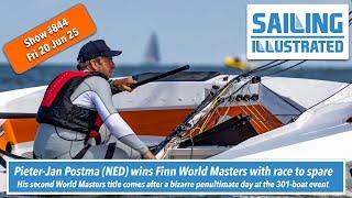 SI #844 — 301-boat Finn World Masters won by Pieter-Jan Postma (NED)