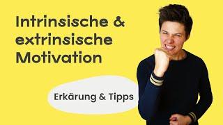 Intrinsische Motivation und extrinsische Motivation  (einfach erklärt) – Psychologie im Alltag