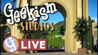  Cafe Exterior Work | Geekism Studios | Planet Coaster LIVE!