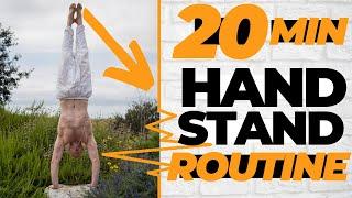 MY DAILY HANDSTAND ROUTINE || Beginner Handstand Training