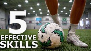 Dribble Past Defenders and Score With These Moves | 5 Effective Dribbling Skills For Footballers