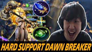 DAWNBREAKER HARD SUPPORT rushing AGHS and REFRESHER | Good against MEEPO and Faceless Void CHRONO