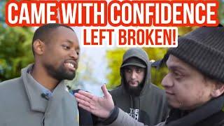 Came with confidence! Mansur Vs Cocky Christian | Speakers Corner | Hyde Park