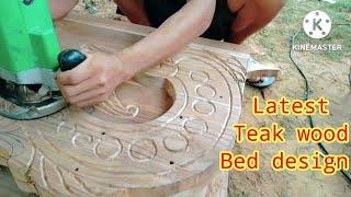 BK Carpenter//Amazing bed carving idea//Adbhut bed banane ka tarika