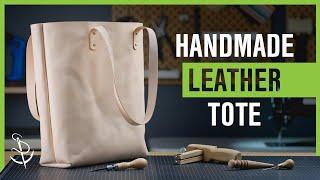 Make This Beginner DIY Leather Tote Bag