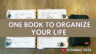 The One Book To Organize Your Entire Life: My TOM 90 Planner #vlogmas2024