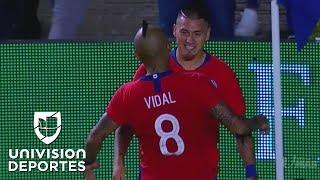 Nicolás Castillo hizo el 1-0 y Chile le gana a México