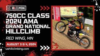 750cc Class - 2024 AMA Grand National Hillclimb Championship Red Wing, MN