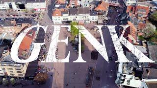 Drone Flight over the Center of Genk (Belgium)