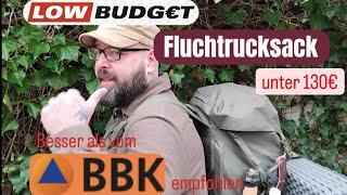 Low Budget Fluchtrucksack: günstiger Fluchtrucksack #krisenvorsorge Bug out Bag BoB #prepper