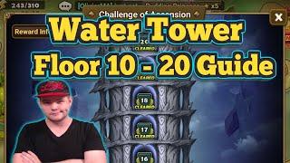 Water Tower Floor 10 - 20 Guide - Challenge of Ascension (CoA)  - Summoners War