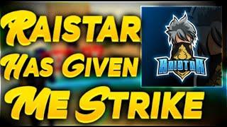 RAISTAR HAS GIVEN COPYRIGHT STRIKE TO ME - SHREY YT || SHREY ARMY FREE FIRE || GYAN GAMING NOT GIVEN