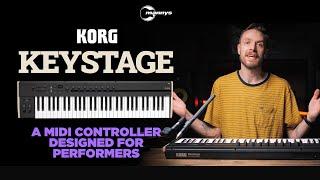 Korg Keystage: A MIDI Controller Designed for Performers, FINALLY! [key-feature overview]