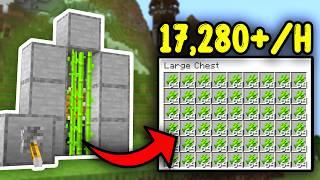 BEST NEW SUGARCANE Farm Minecraft Bedrock 1.21!