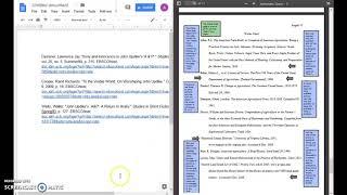 Google Docs Formatting an MLA 8th edition Works Cited page (current for 2018) 2019