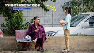 Little Girl Needs Money For School Fees (Social Experiment) - Dumb TV