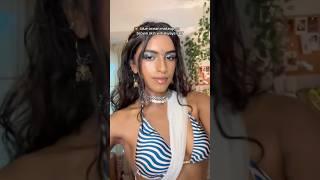 i love #bluemakeup  #bluemakeuplook #makeupshorts #makeuptransition #transition