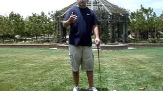 Keeping your hands/club in front of you