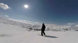 Горные лыжи, Gudauri. 1080p