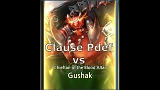 [King's Raid] Clause best physical Tank vs Gushak HELL 341k Pdef