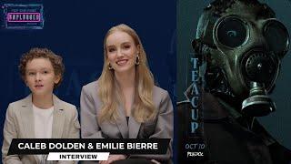 Emilie Bierre & Caleb Dolden Discuss New Peacock Series 'TEACUP'