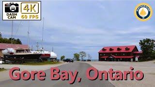  Cruise Gore Bay, Manitoulin Island ️ | 4K Driving Adventure! #ManitoulinIsland #Ontario