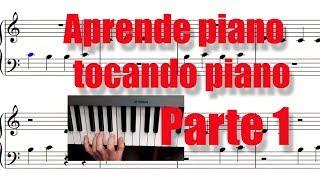 Aprende a leer notas de piano en 10 minutos. (Parte 1). Aprende piano tocando piano