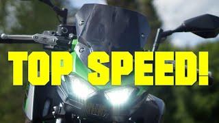 2024 KAWASAKI Z500 SE - TOP SPEED WITH GPS!