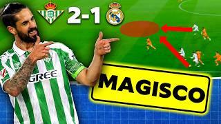 El Betis de Isco Destrozó al Real Madrid (análisis táctico)