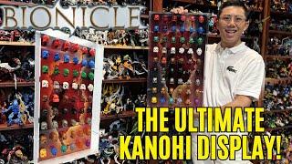 The ULTIMATE Bionicle Kanohi Museum Case Display!