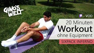 20 Minuten Sixpack Workout | Gino Singh Homeworkouts