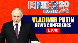 RUSSIA |BRICS SUMMIT 2024 |President Vladimir Putin holds news conference as BRICS draws to a close