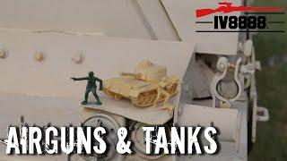 Shooting Army Men from Tanks with FX Airguns