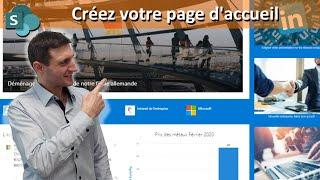 SharePoint Online - Créer une nouvelle page d'accueil