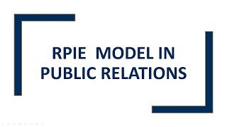 RPIE Model in Public Relations