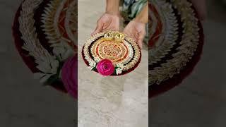 Pooja Thali for Every Occasion - Easy DIY #shorts #pooja #decoration #youtubeshorts #thalidecoration