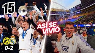  DORTMUND 0-2 REAL MADRID  CAMPEONES CHAMPIONS LEAGUE: ASÍ SE VIVIÓ en WEMBLEY [1 Junio 2024]