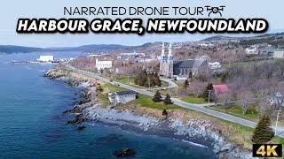 ️ Explore Harbour Grace, Newfoundland in 4K!  Stunning Aerial Views Await! 