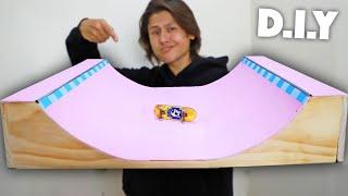 D.I.Y Fingerboard Mini Ramp!