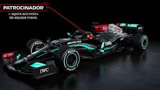 Mercedes apresenta Carro 2021 W12 na Cor Preta #F1BR #F1 #W12 1 #Mercedes