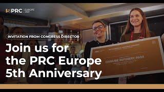 Join us for PRC Europe's 5th Anniversary | Invitation from Regina Chislova, Director for PRC Europe